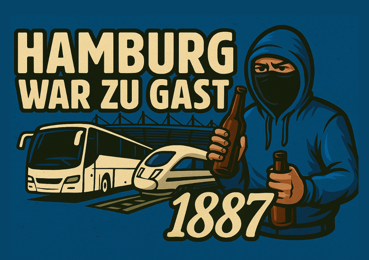 Aufkleber "Hamburg war zu Gast!"