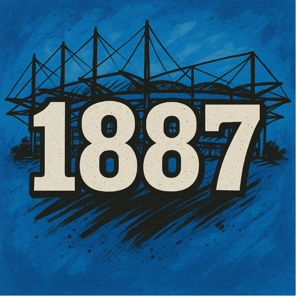 Aufkleber "1887 Stadion"