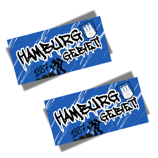Aufkleber "Hamburg Gebiet!"
