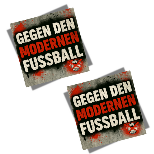 Aufkleber "Gegen den modernen Fussball!"