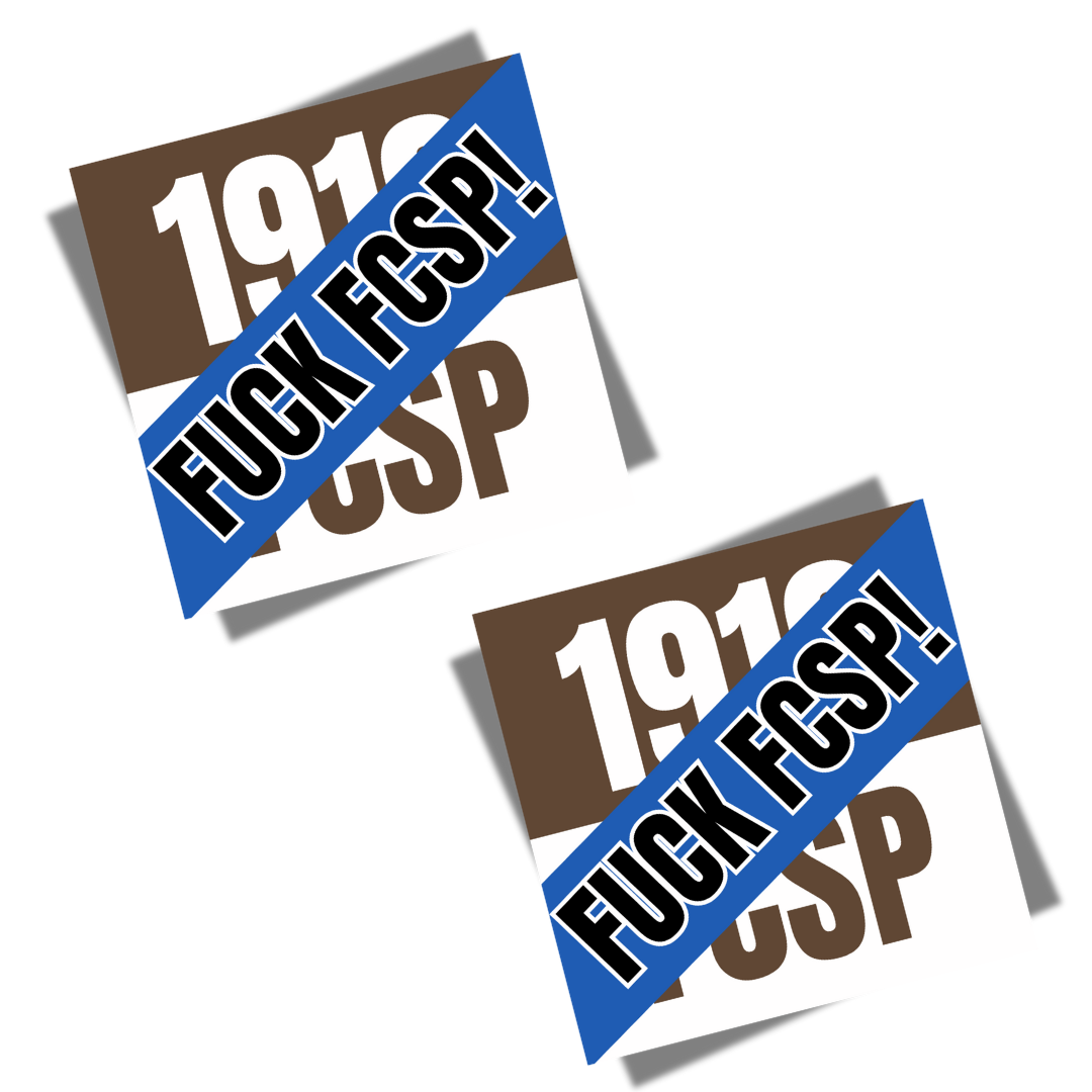 Aufkleber "F*CK FCSP!"