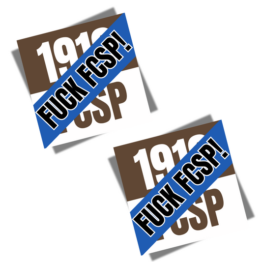 Aufkleber "F*CK FCSP!"