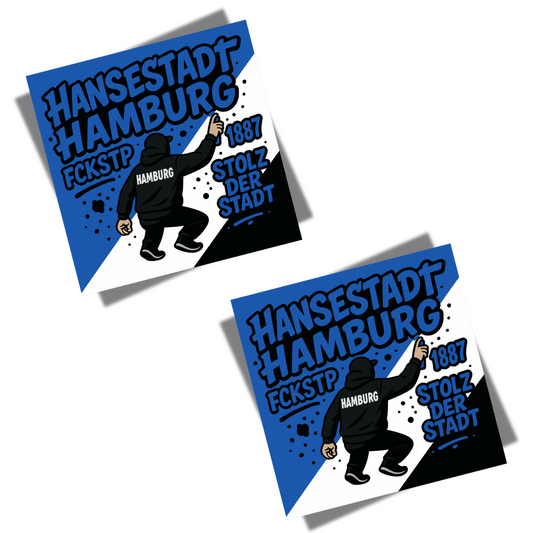 Aufkleber "Graffiti Hansestadt Hamburg"